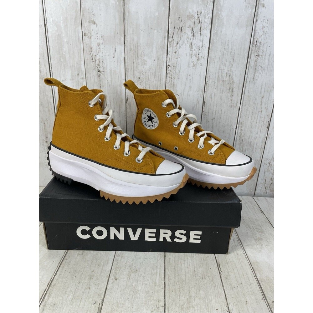 Converse Run Star Hike High Platform / Saffron Yellow / 168893C / Women’s 7.5